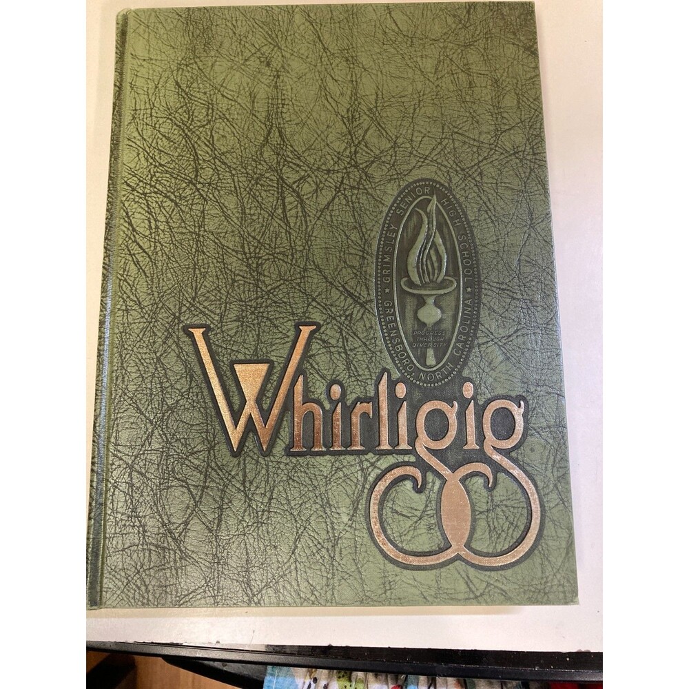 1966 Whirligig Grimsley High School Yearbook  Greensboro, NC Perfect condition